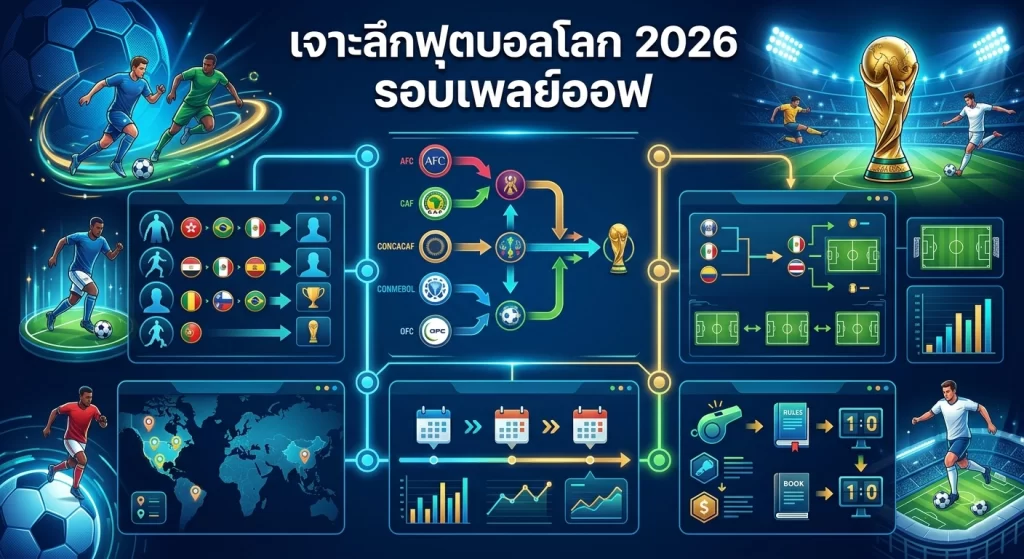เจาะลึกฟุตบอลโลก 2026 รอบเพลย์ออฟ